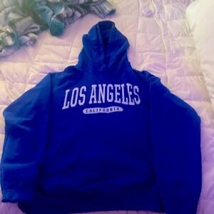 Blue Los Ángeles hoodie